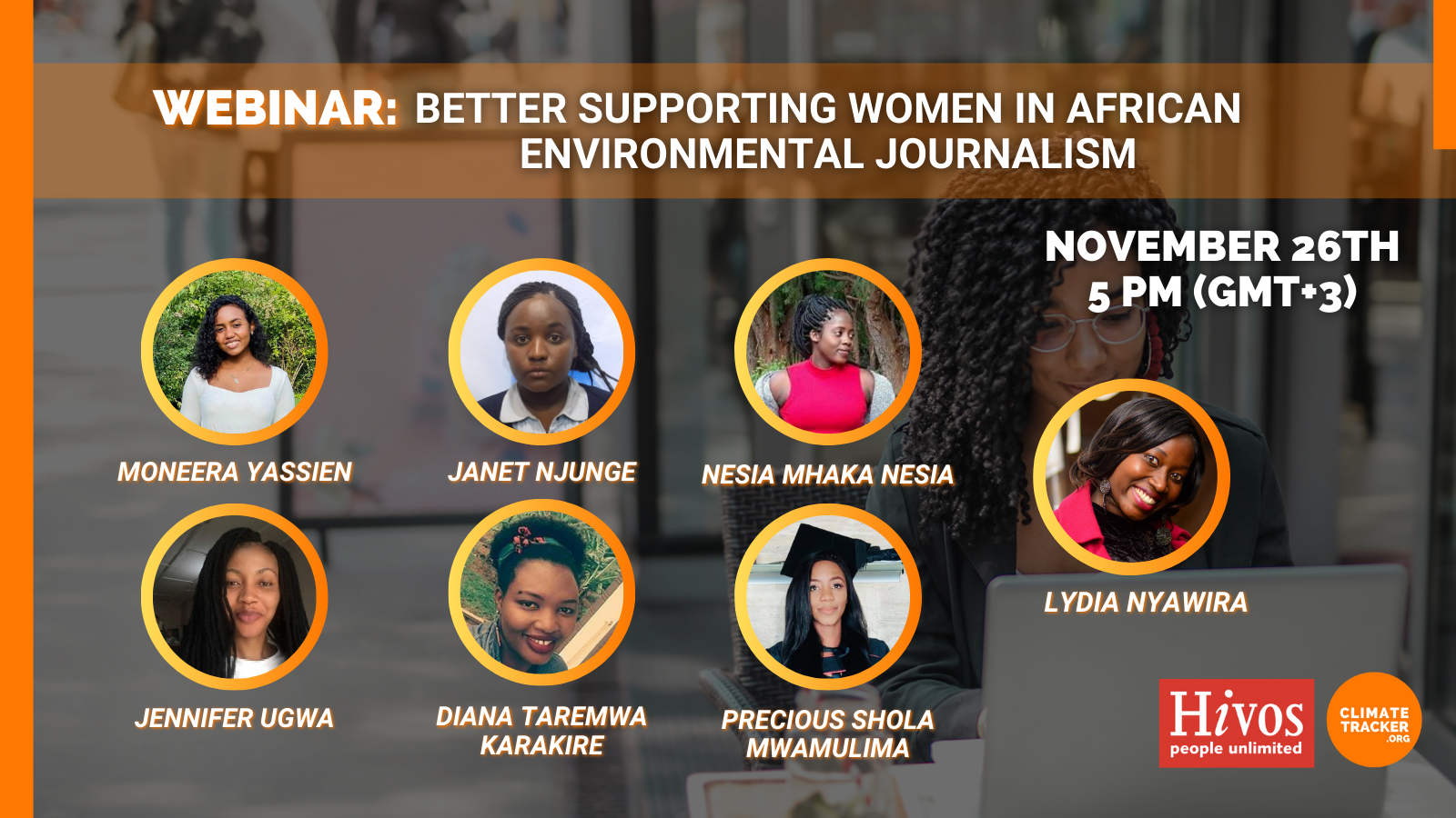 Webinar: Better supporting women in African environmental journalism